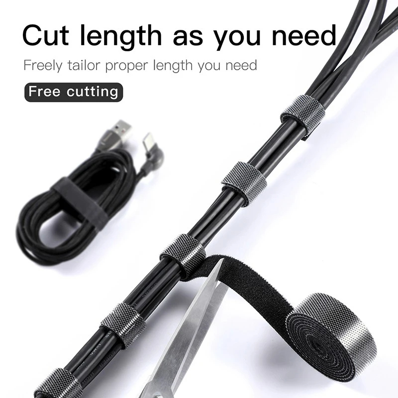 1/2/3pcs Reusable 5M Cable Org - Cable Velcro Strap avis et prix