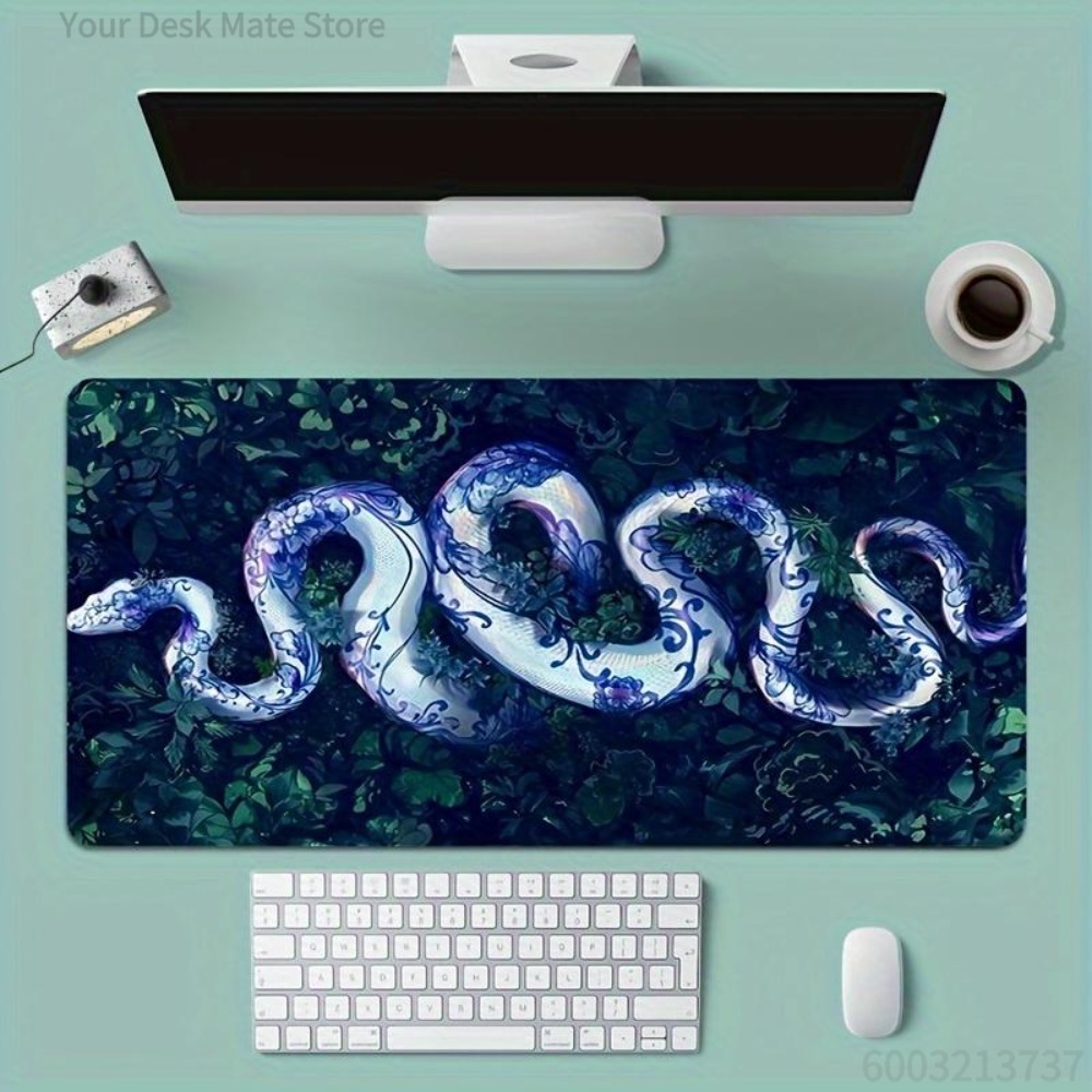 Jungle White Snake alfombrilla - Jungle Desk Setup avis et prix