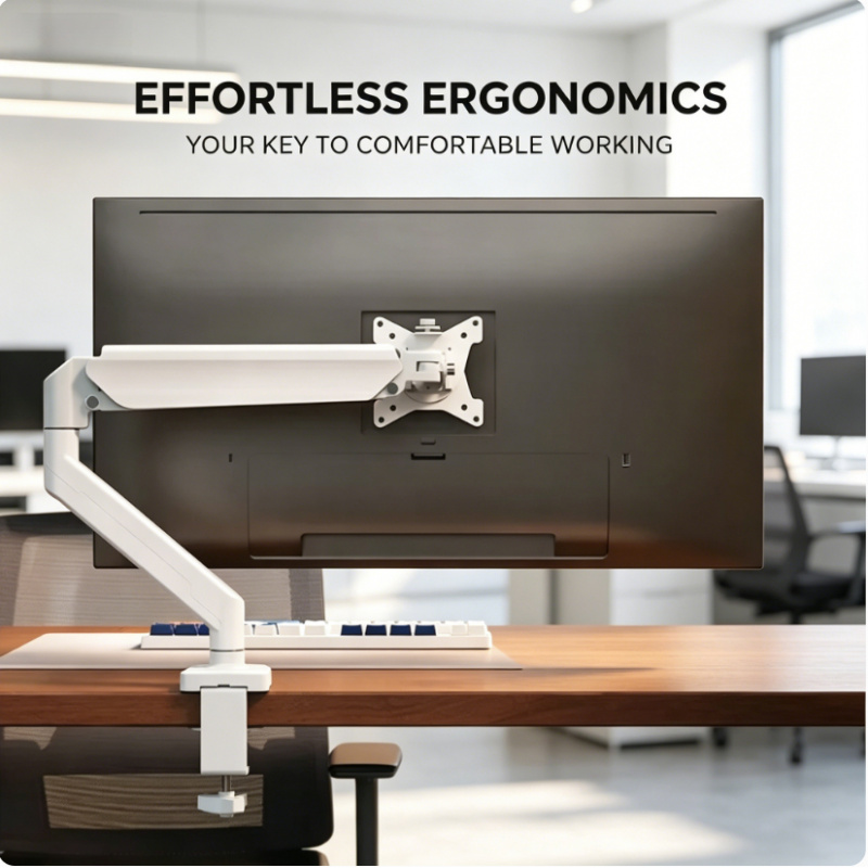 Ergonomic Single Monitor Arm 1 - Desk Setup Monitor Arm avis et prix