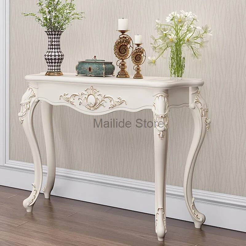 Modern Solid Wood Console Tabl - Desk Setup Minimalist avis et prix