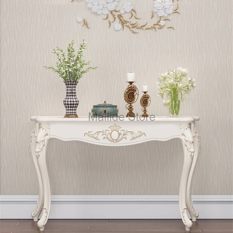 Modern Solid Wood Console Tabl - Desk Setup Minimalist avis et prix