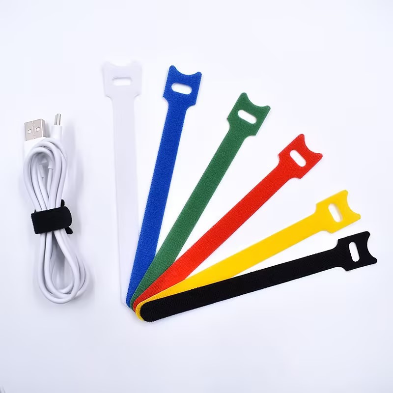 10Pcs Cord Ties Self-adhesive  - Cable Velcro Strap avis et prix