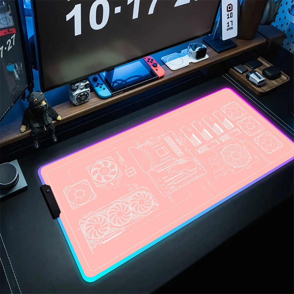 CPU Artistic line design Mouse - Desk Setup Artist avis et prix