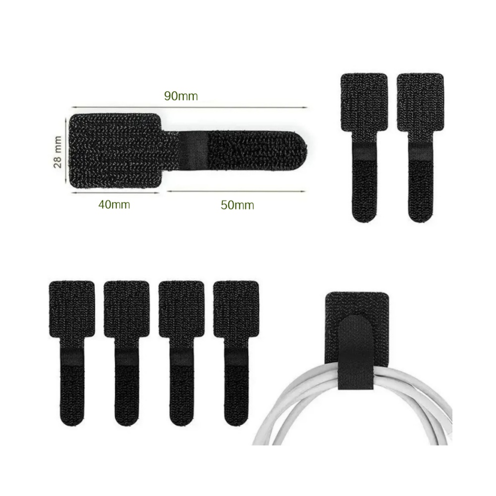 Self Adhesive Reusable Cable T - Cable Velcro Strap avis et prix