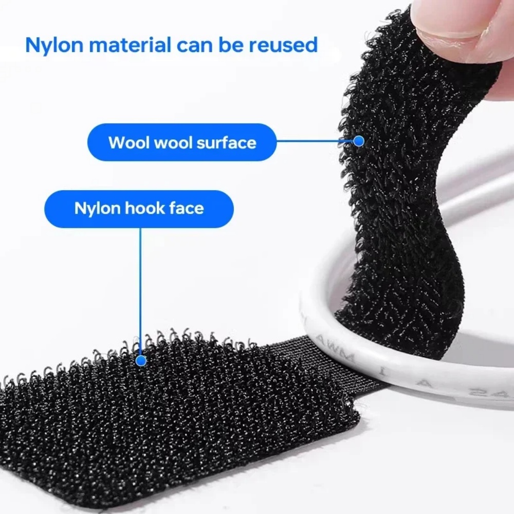 Self Adhesive Reusable Cable T - Cable Velcro Strap avis et prix