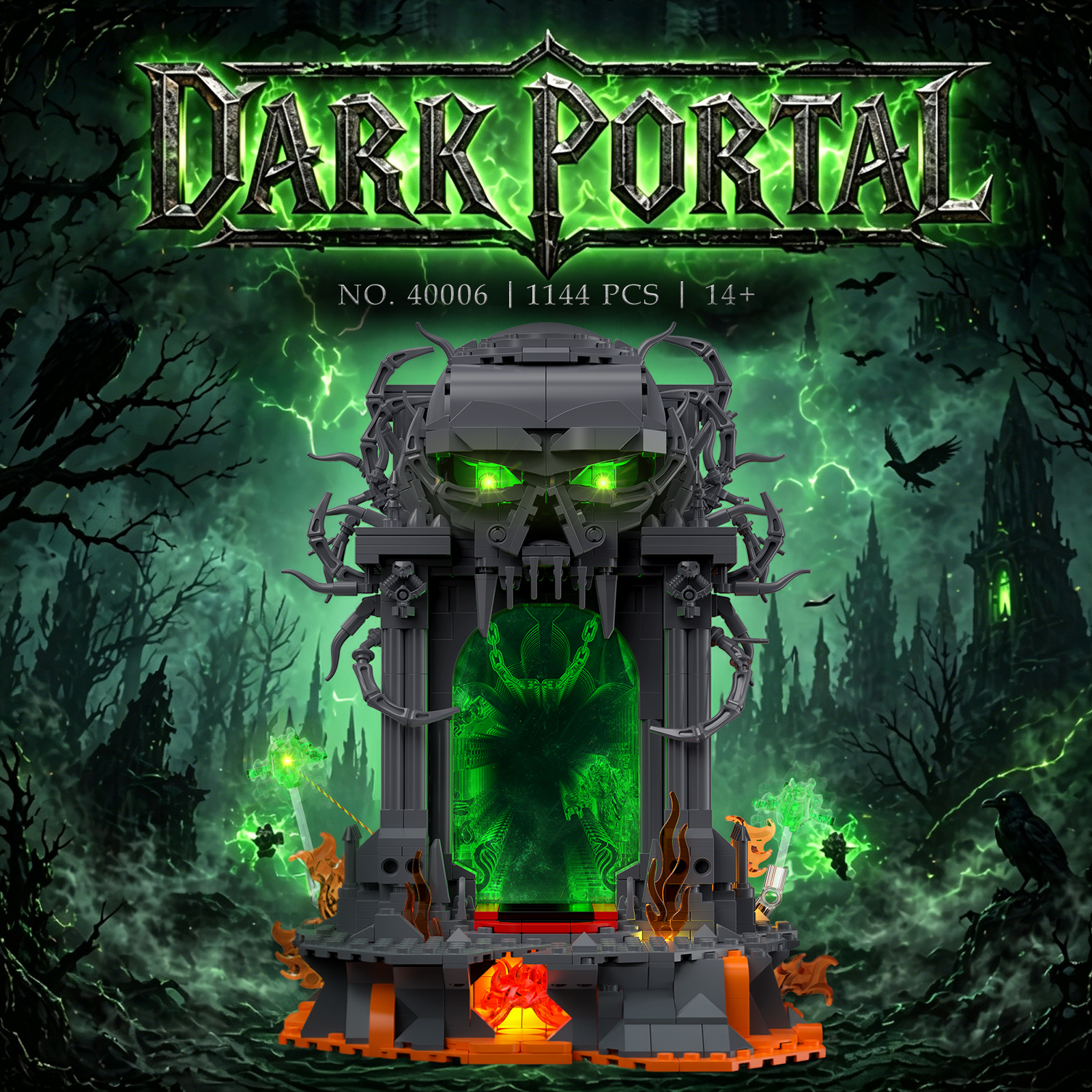 JMBricklayer 1144PCS Dark Port - Desk Setup Build avis et prix