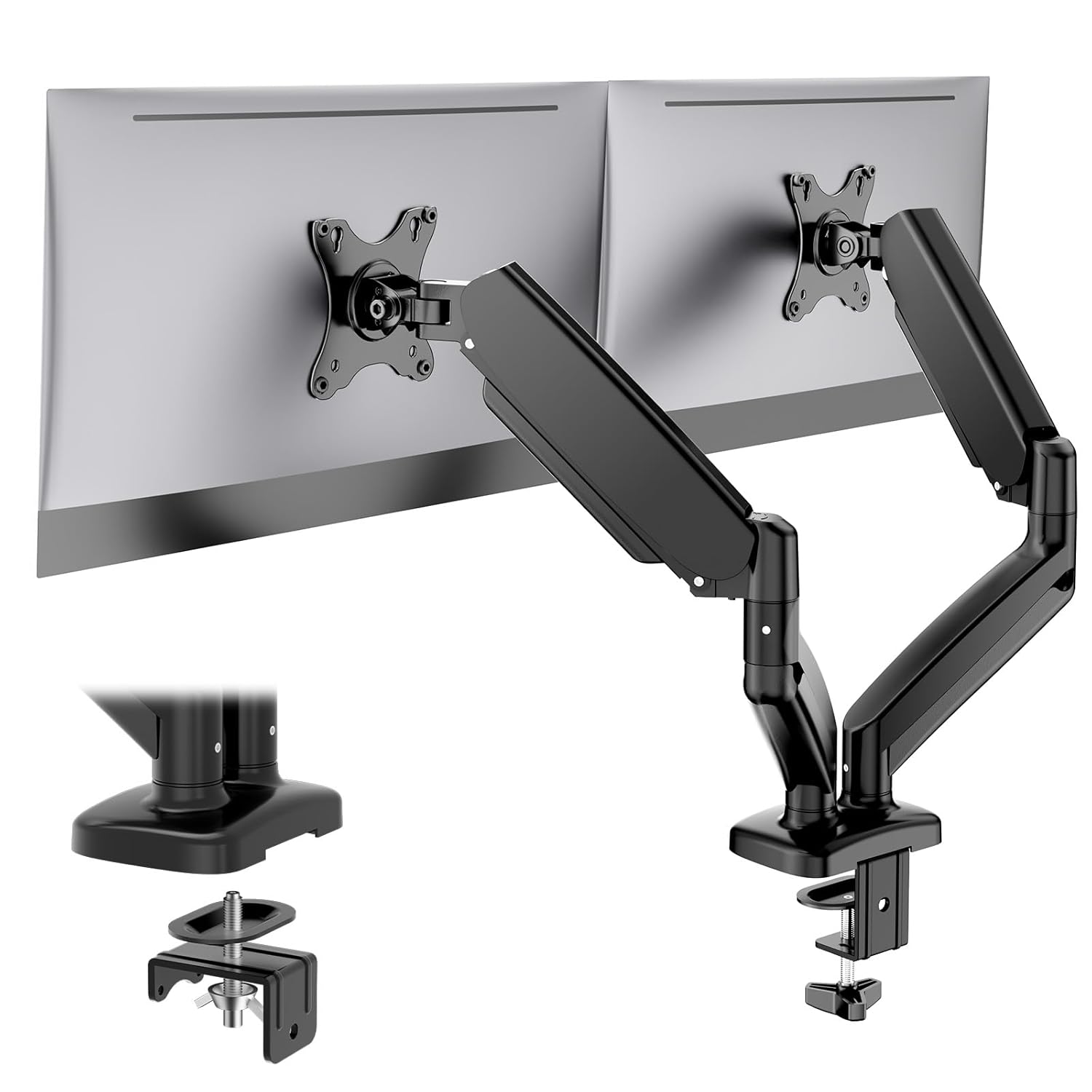Set of 2 Dual Monitor Stand fo - Desk Setup Monitor Arm avis et prix