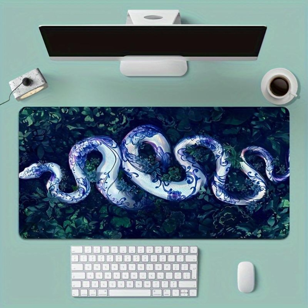 Jungle White Snake alfombrilla - Jungle Desk Setup avis et prix