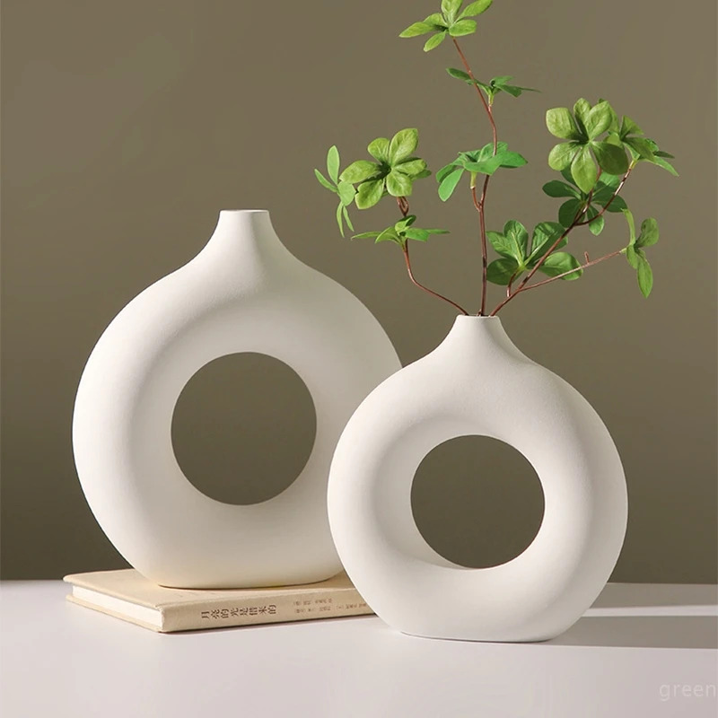Creative Donut-Shaped Vase, No - Desk Setup Minimalist avis et prix
