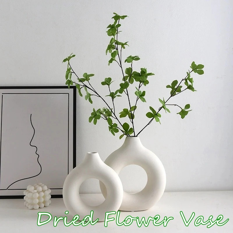 Creative Donut-Shaped Vase, No - Desk Setup Minimalist avis et prix