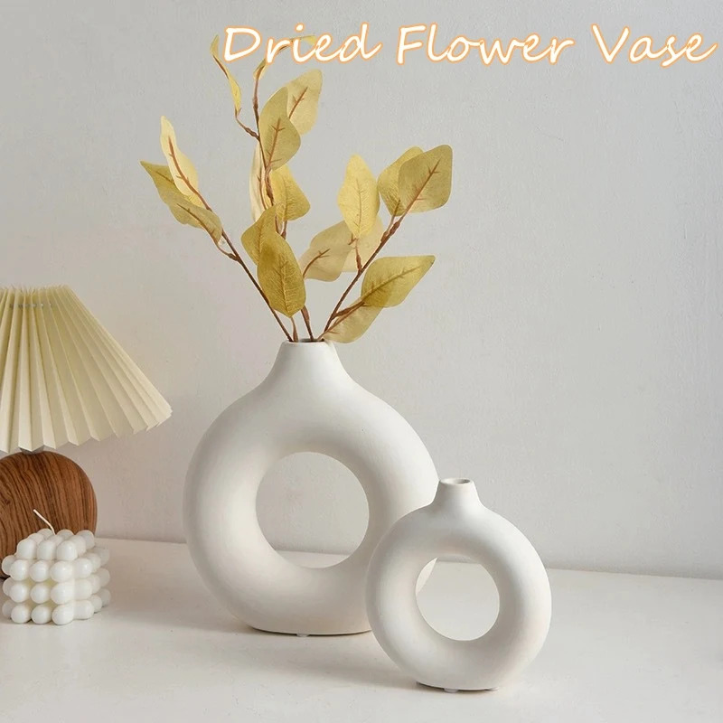 Creative Donut-Shaped Vase, No - Desk Setup Minimalist avis et prix