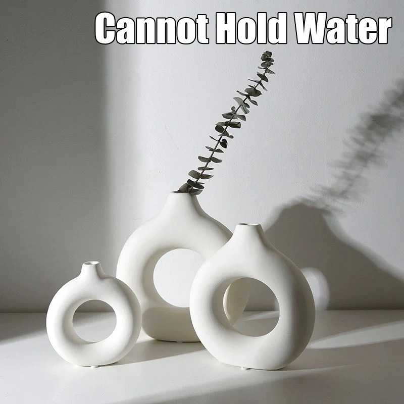 Creative Donut-Shaped Vase, No - Desk Setup Minimalist avis et prix