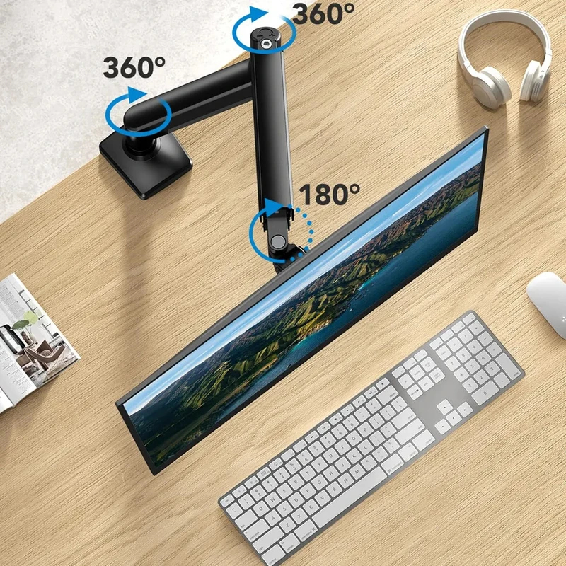 Universal Monitor Arm Gas Spri - Desk Setup Monitor Arm avis et prix