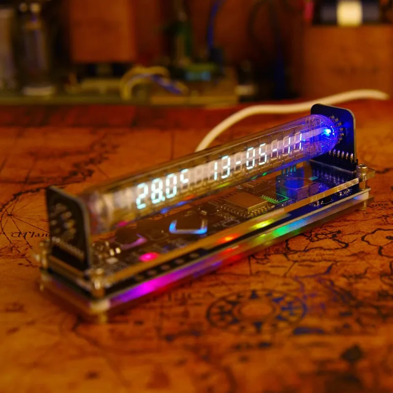 Home Decor Digital Watch Glow  - Desk Setup Youtube avis et prix