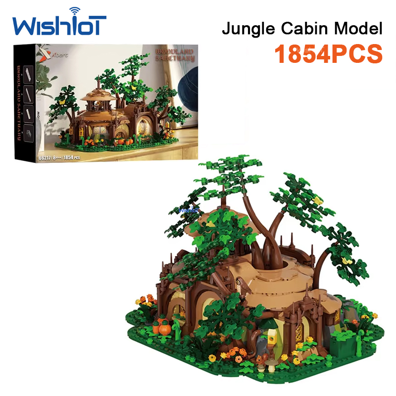 1854pcs Light-up Forest Castle - Desk Setup Build avis et prix