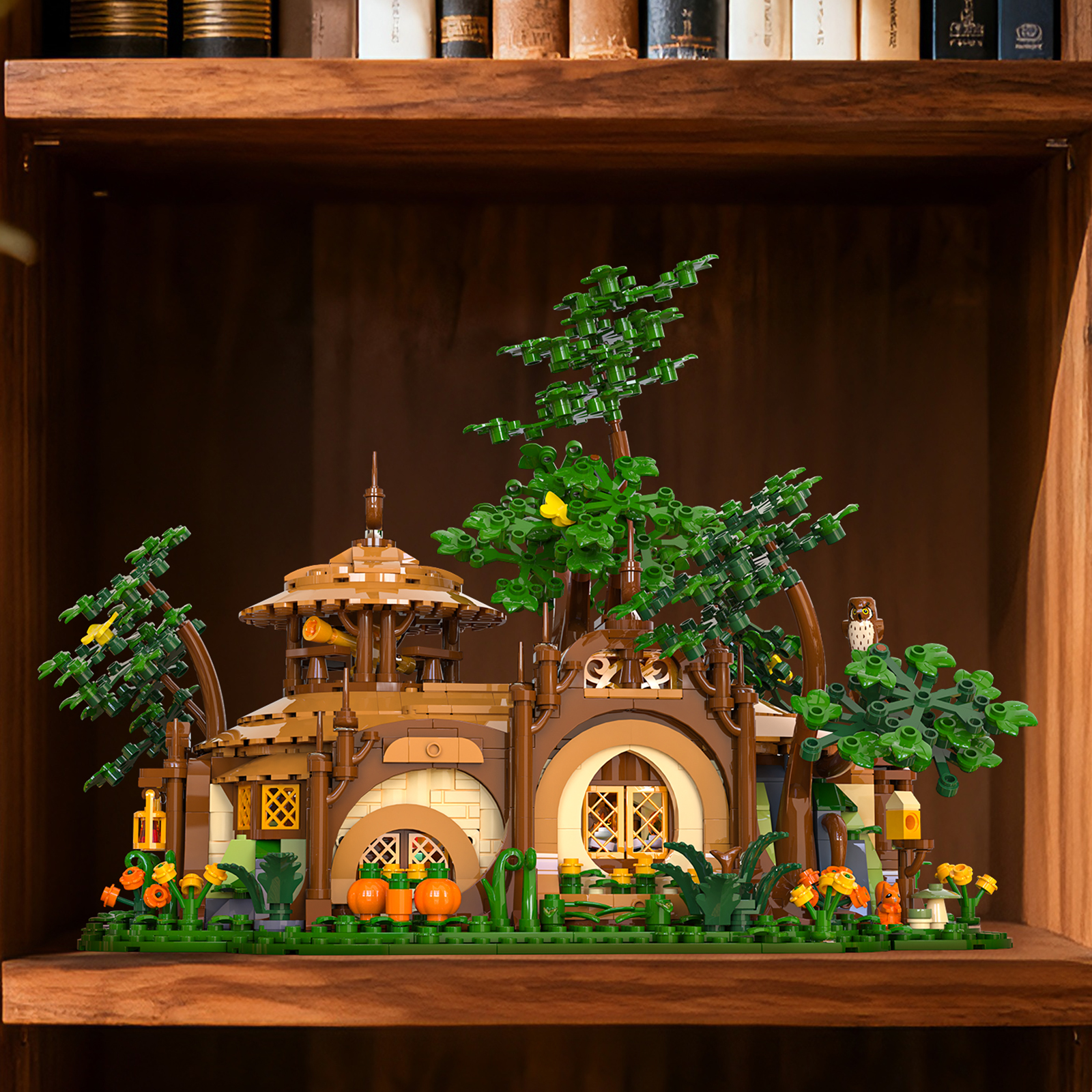 1854pcs Light-up Forest Castle - Desk Setup Build avis et prix
