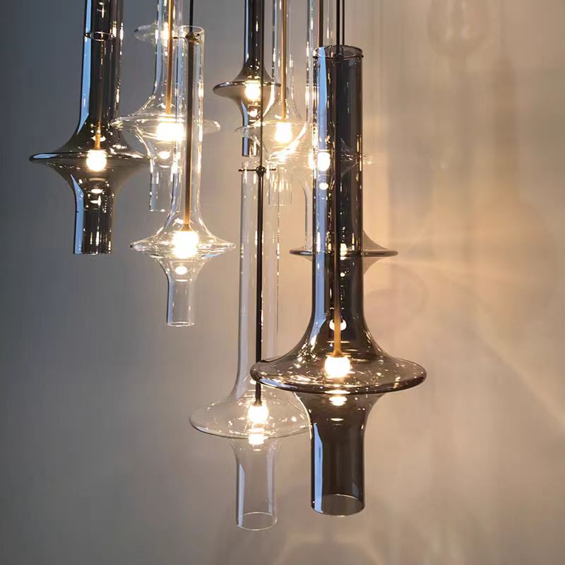 Nordic Glass Tube Pendant Ligh - Desk Setup Minimalist avis et prix