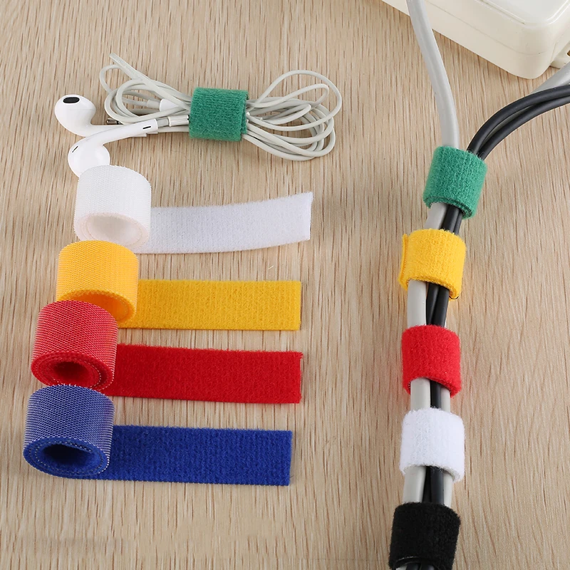 5M DIY Reusable Nylon Cable Ti - Cable Velcro Strap avis et prix