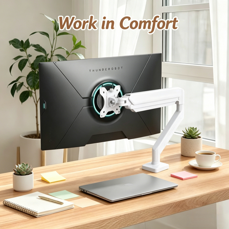 Single Monitor Desk Mount Arm– - Desk Setup Monitor Arm avis et prix