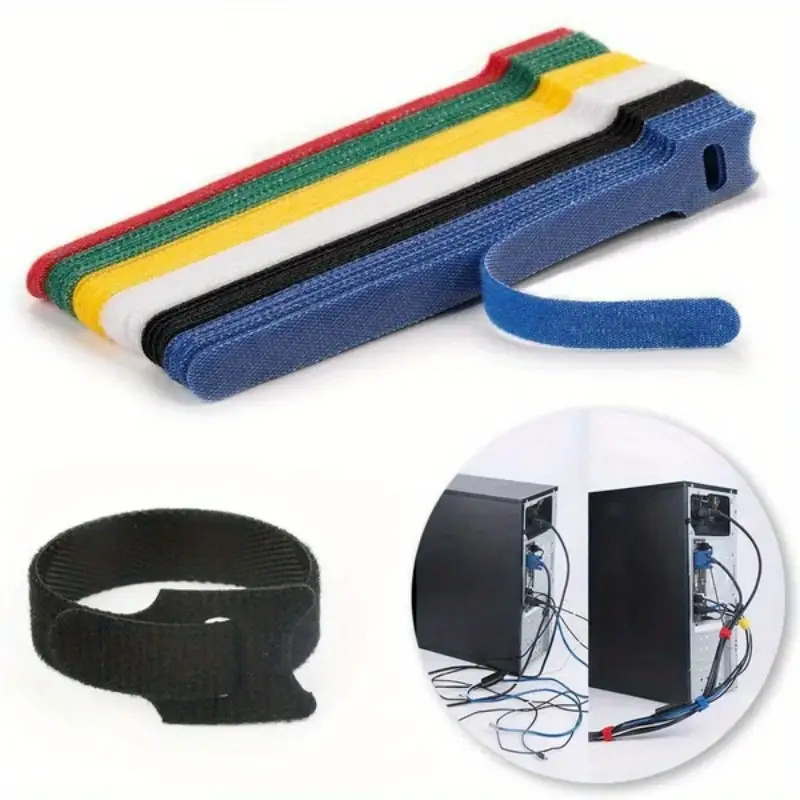 30Pcs Multicolor Reusable Velc - Cable Velcro Strap avis et prix