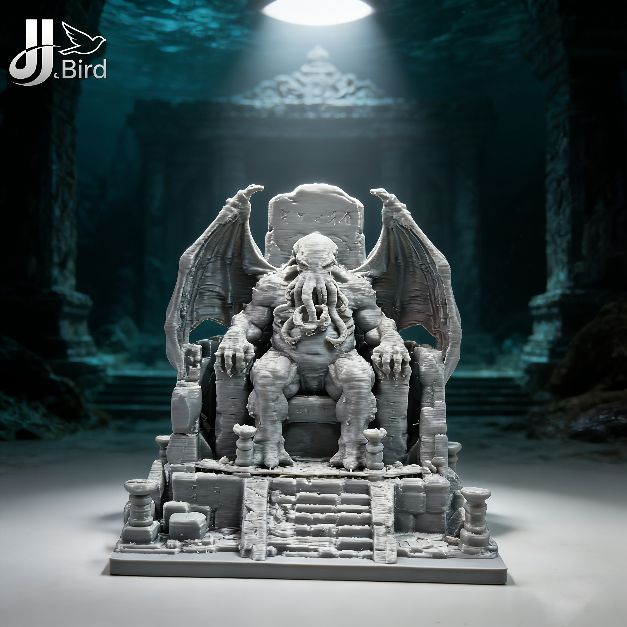 1-Piece Cthulhu Throne Model O - Desk Setup Artist avis et prix
