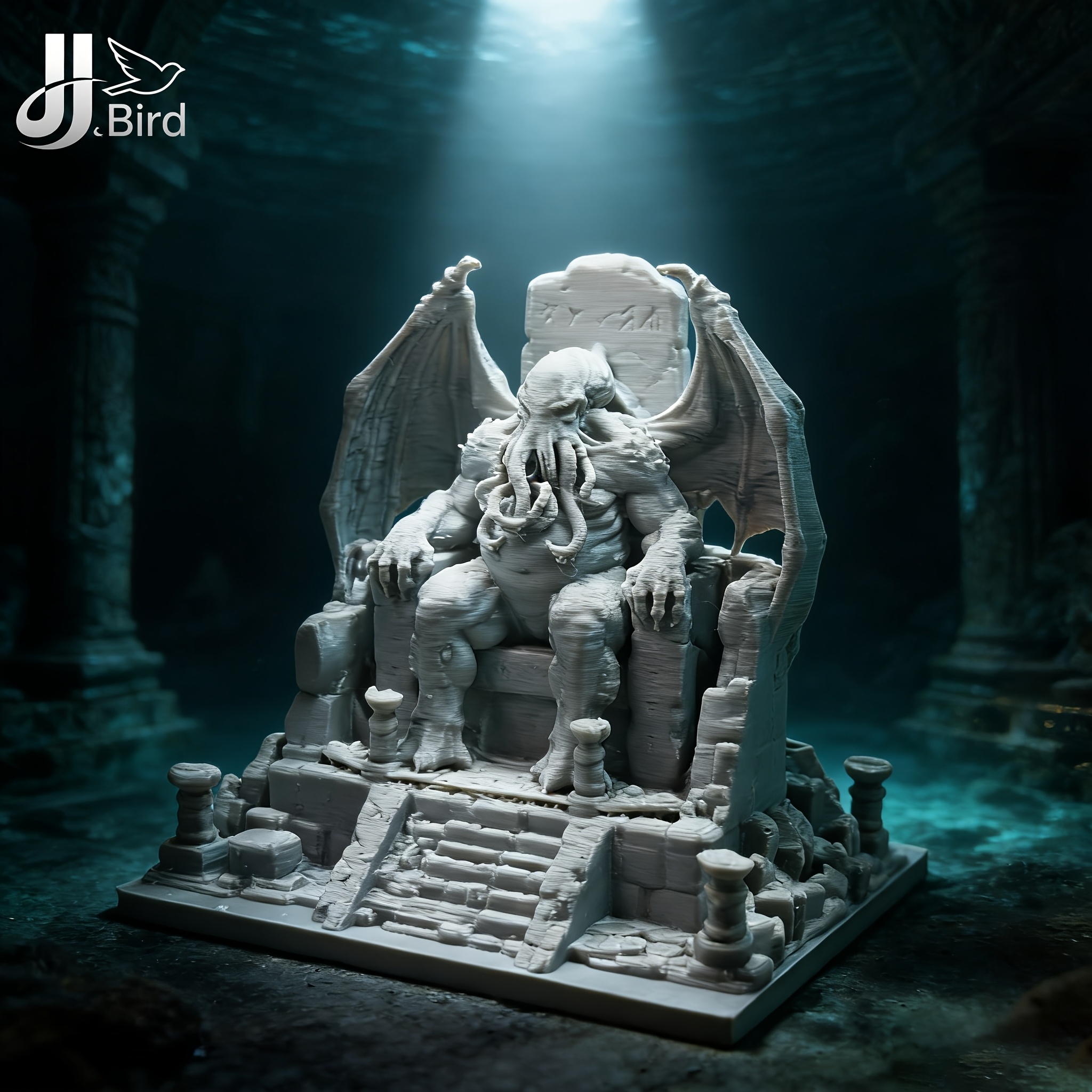 1-Piece Cthulhu Throne Model O - Desk Setup Artist avis et prix