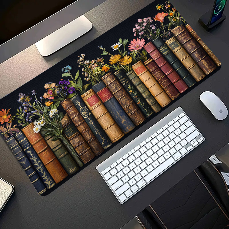 Large Mouse Pad Vintage Books  - Desk Setup Books avis et prix
