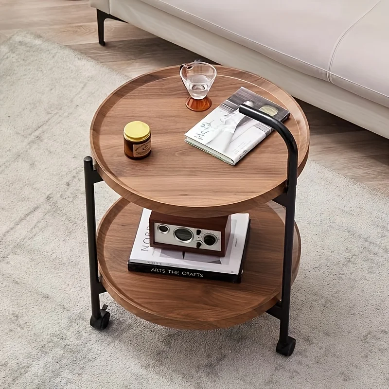 Nordic Style Rolling Side Tabl - Desk Setup Minimalist avis et prix