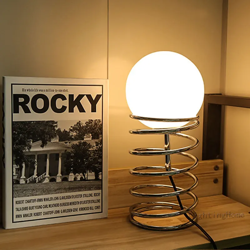 Ins Bauhaus Spring Table Lamp  - Desk Setup Minimalist avis et prix