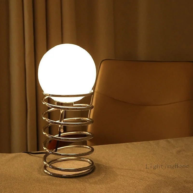 Ins Bauhaus Spring Table Lamp  - Desk Setup Minimalist avis et prix